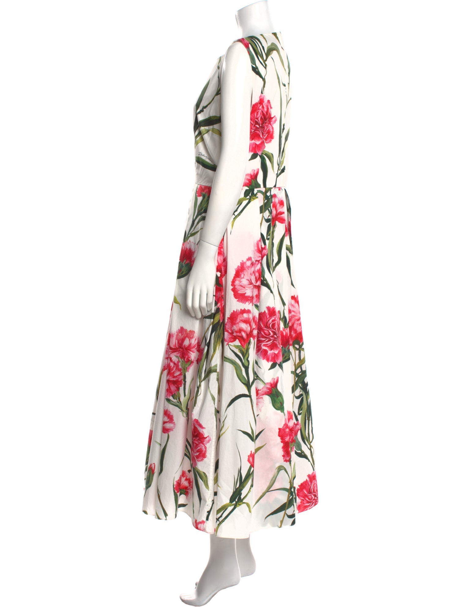 Dolce & Gabbana Floral Print Long Dress