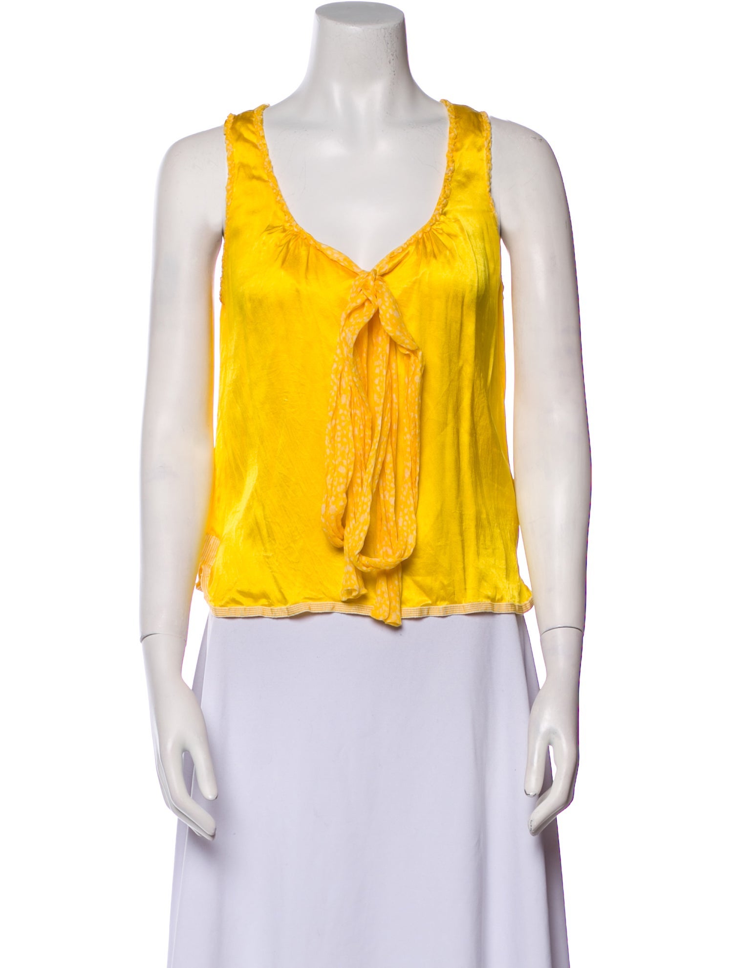 D&G V-Neck Sleeveless Top