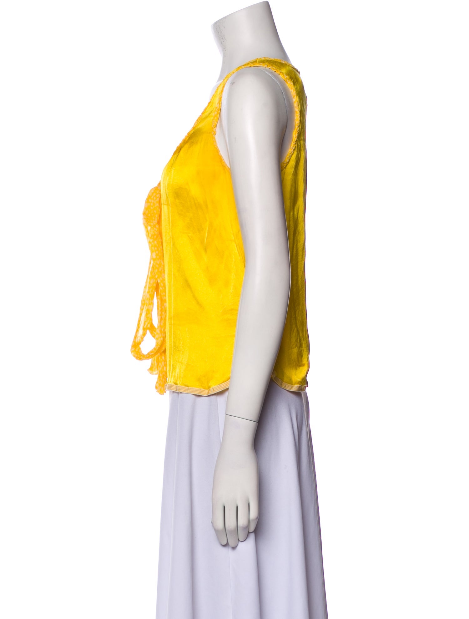D&G V-Neck Sleeveless Top