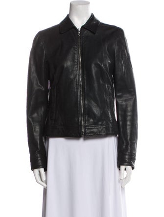 Dolce & Gabbana Leather Biker Jacket