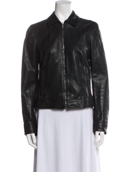 Dolce & Gabbana Leather Biker Jacket