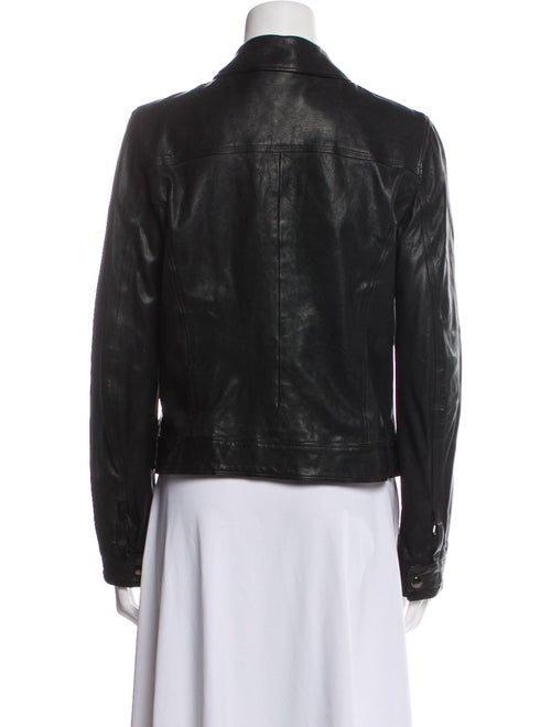 Dolce & Gabbana Leather Biker Jacket