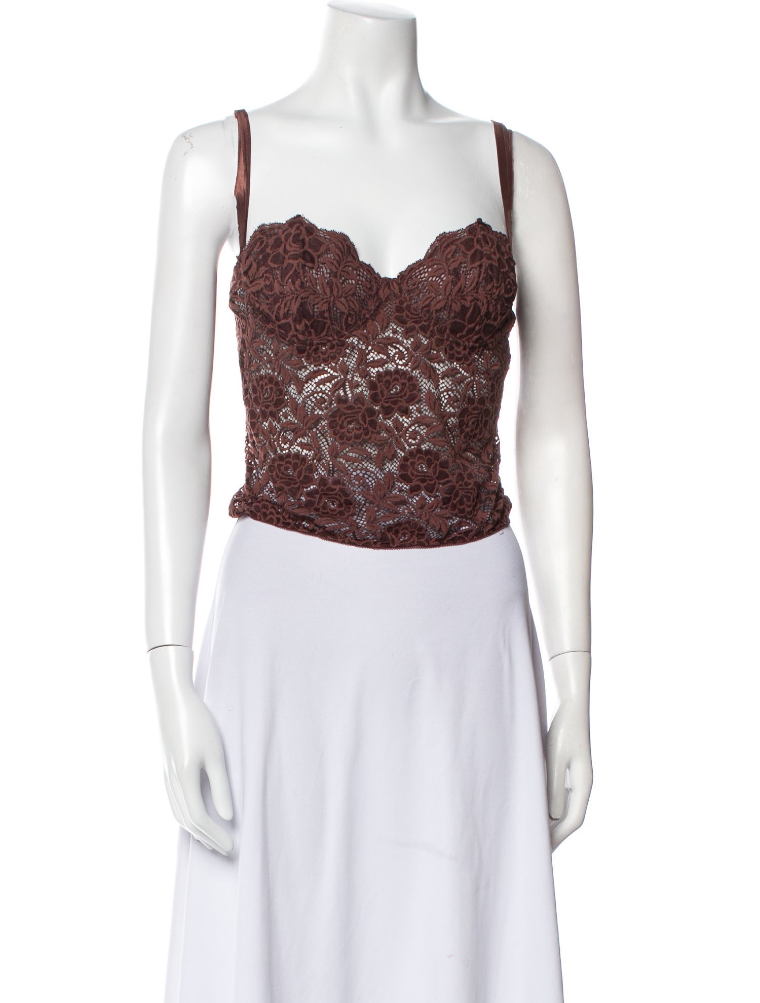 Dolce & Gabbana Vintage Intimo Crop Top