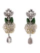 Dolce & Gabbana Crystal & Resin Rose Drop Earrings