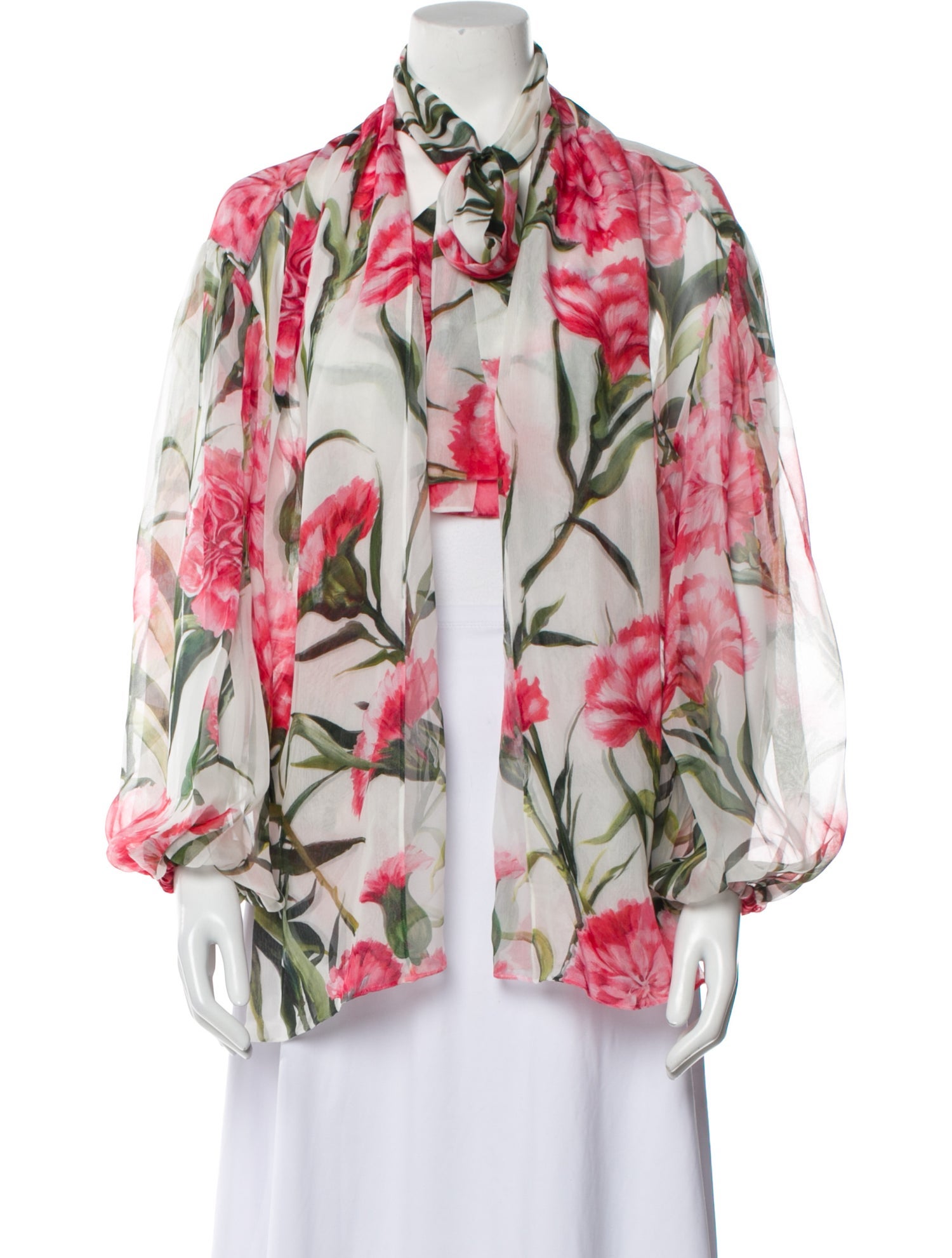 Dolce & Gabbana Silk Printed Jacket