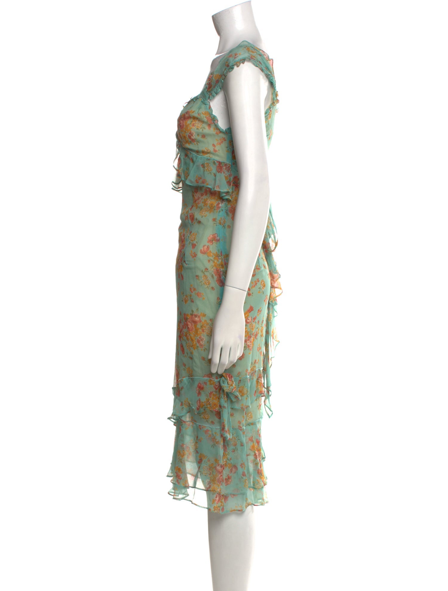 D&G Silk Midi Length Dress