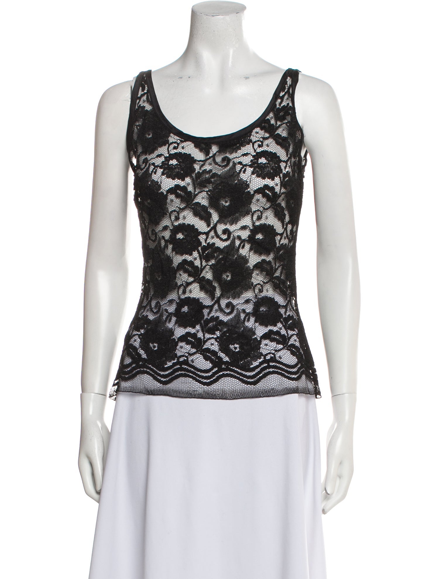 Dolce & Gabbana Lace Lace Pattern Top