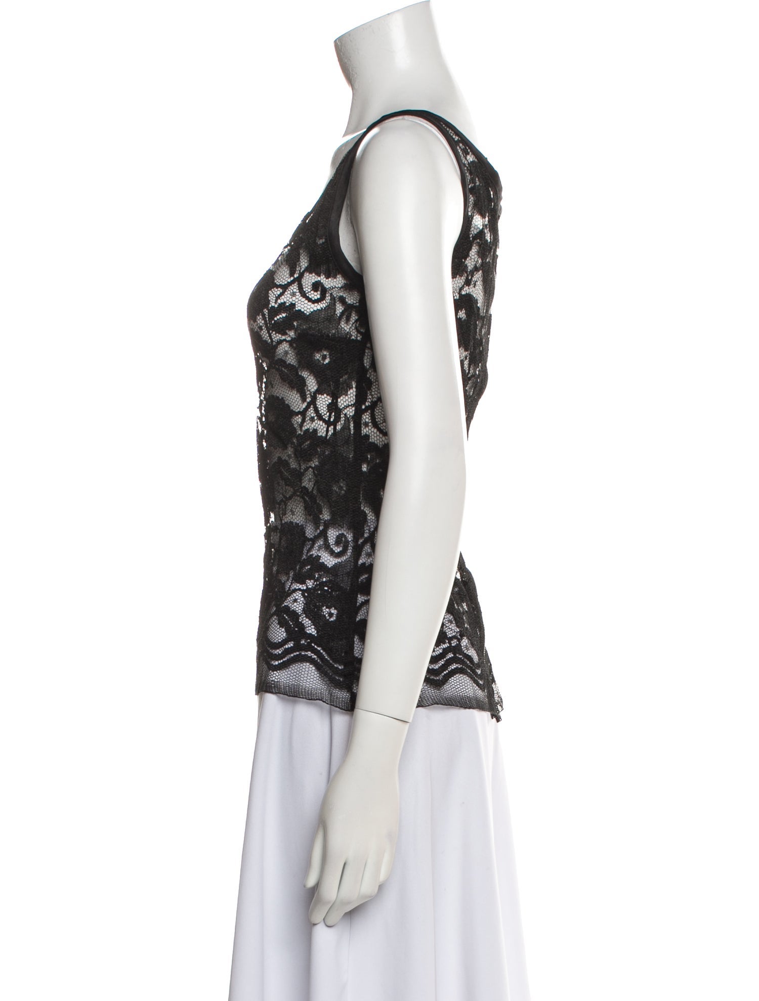 Dolce & Gabbana Lace Lace Pattern Top