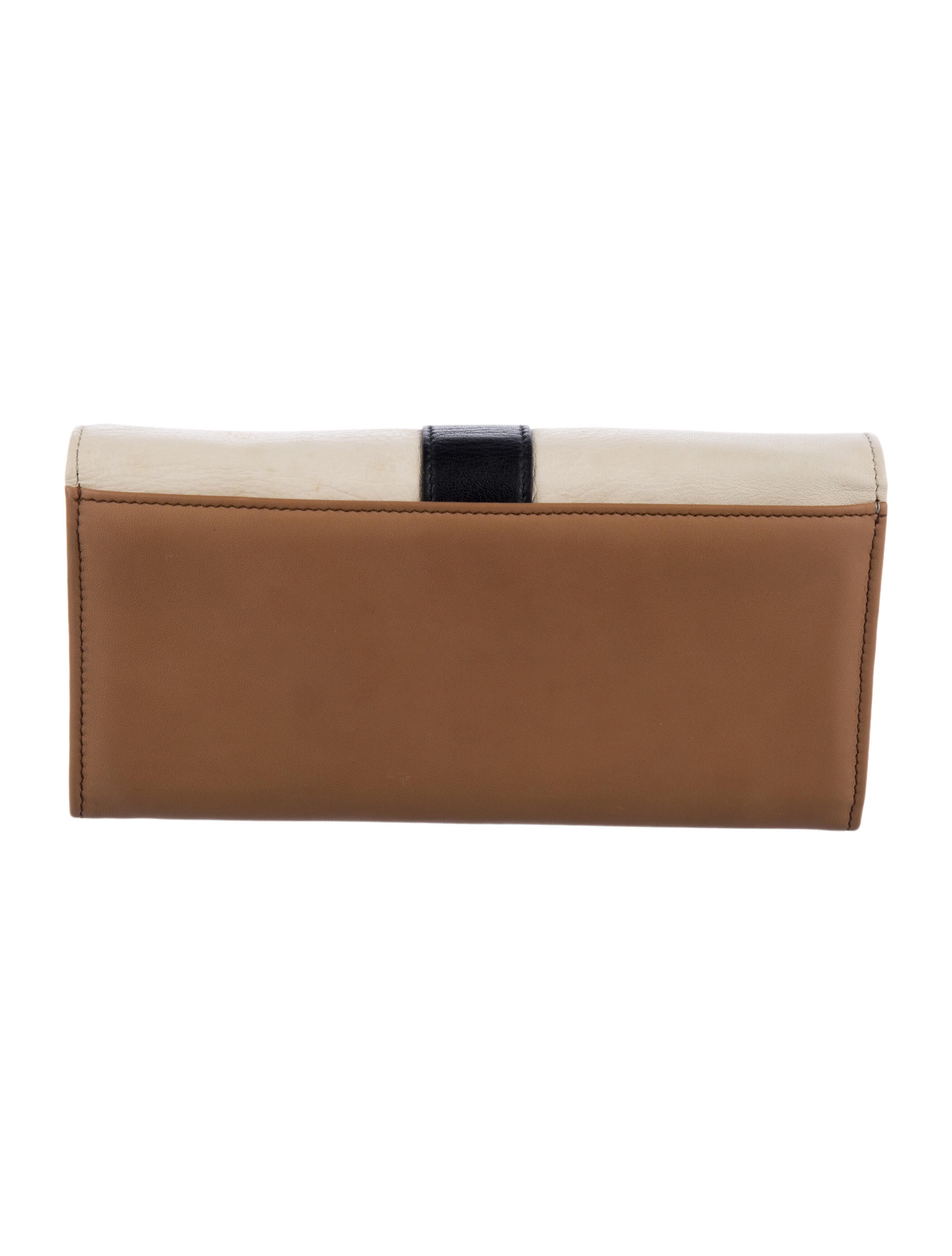 Dolce & Gabbana Leather Colorblock Pattern Continental Wallet