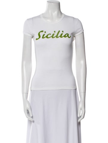 Dolce & Gabbana Tops Beachwear Graphic Print T-Shirt S