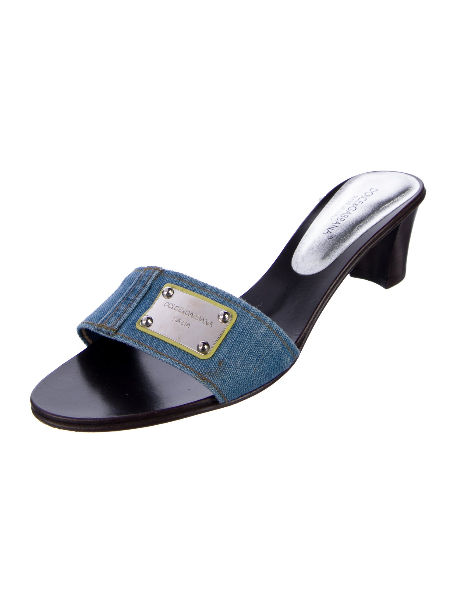 Dolce & Gabbana Denim Slides