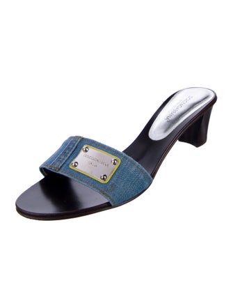 Dolce & Gabbana Denim Slides