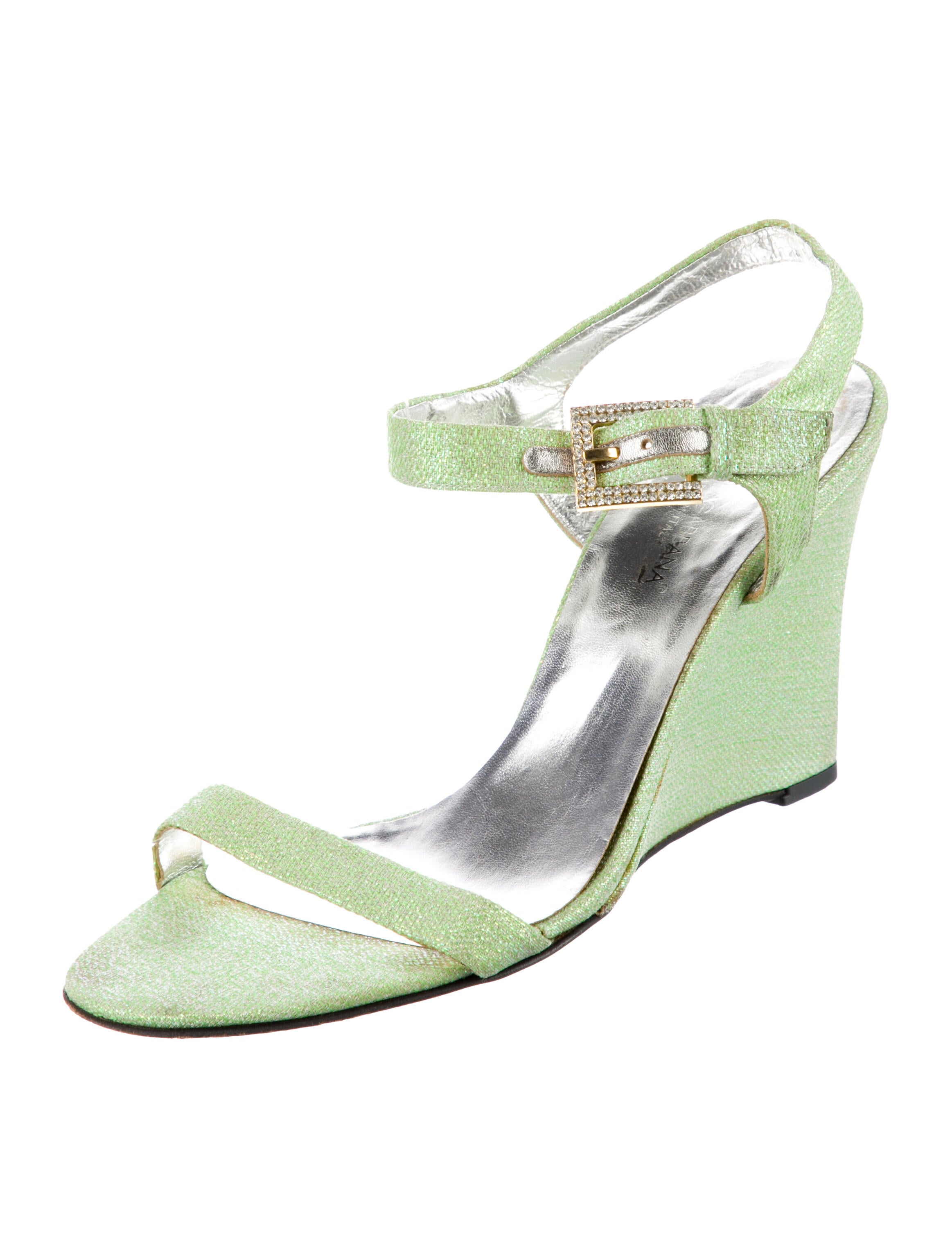 Dolce & Gabbana Crystal Embellishments Sandals