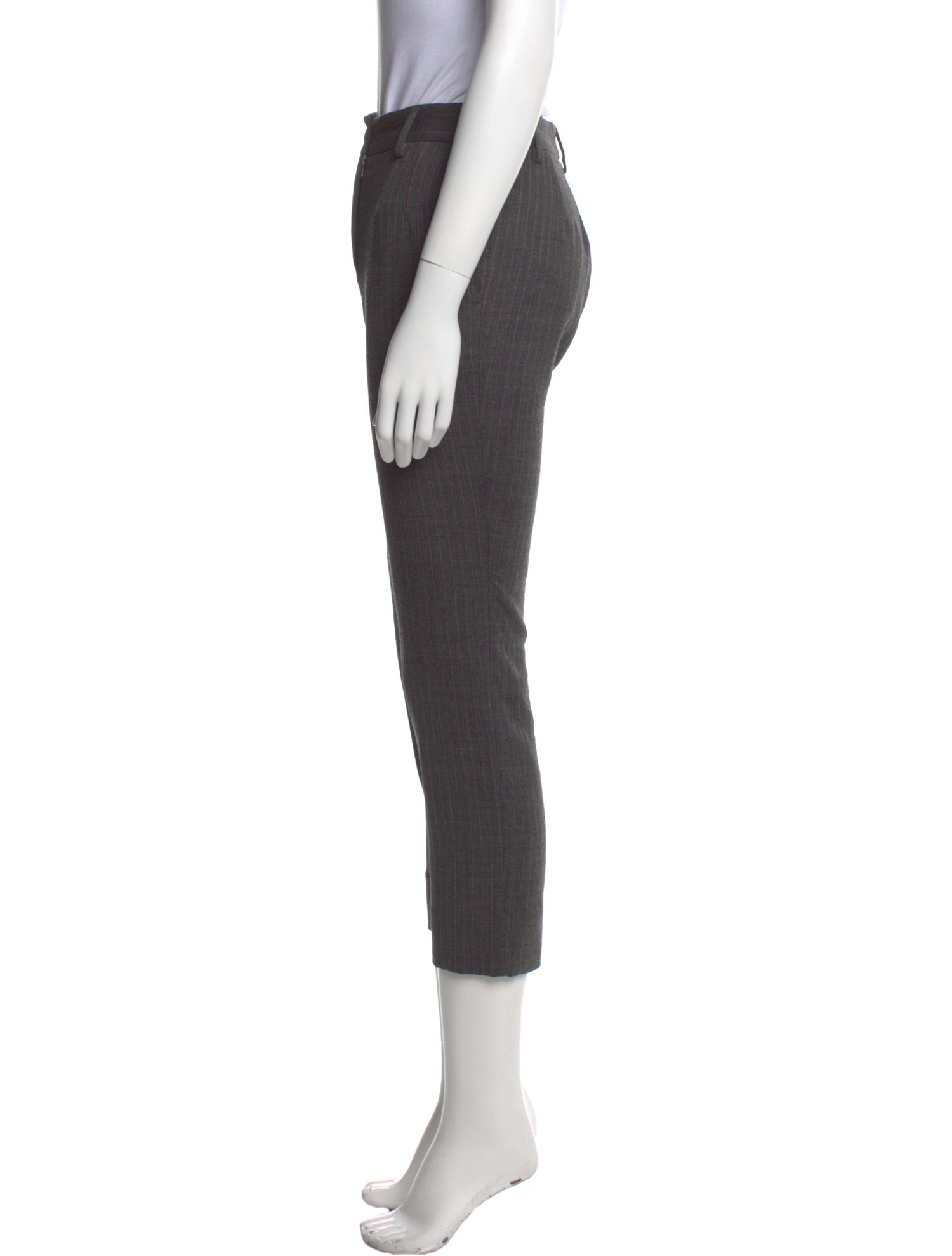 Dolce & Gabbana Virgin Wool Straight Leg Pants