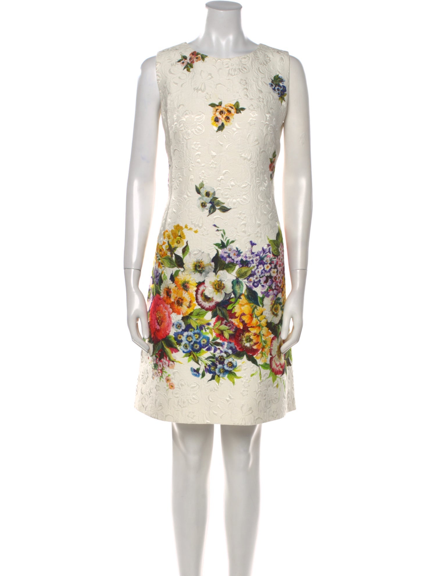 Dolce & Gabbana Floral Print Mini Dress