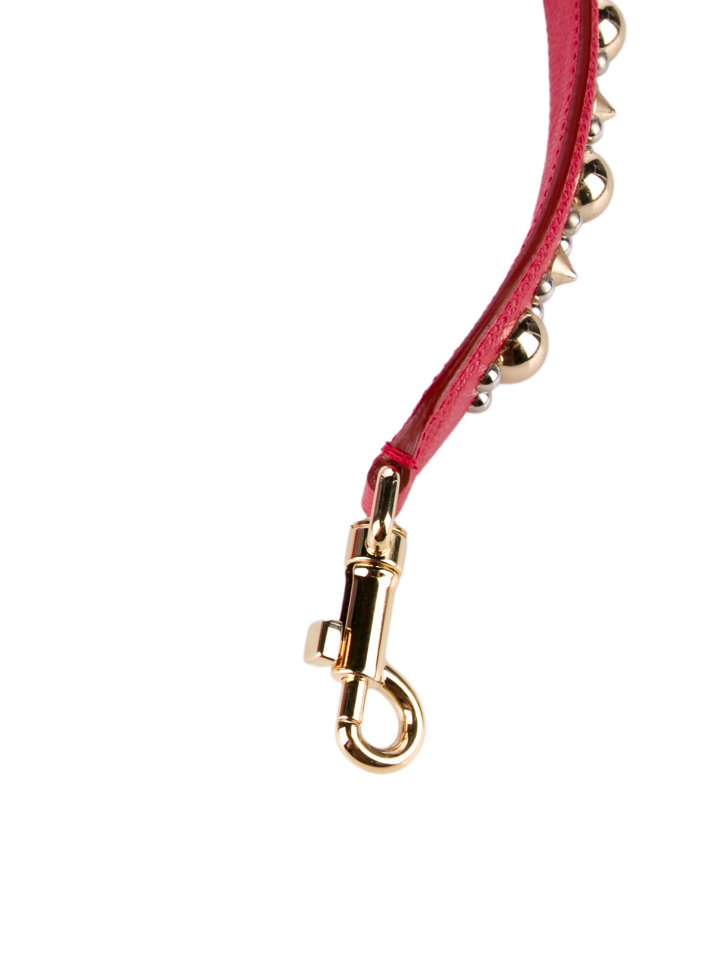 Dolce & Gabbana Studded Leather Bag Strap