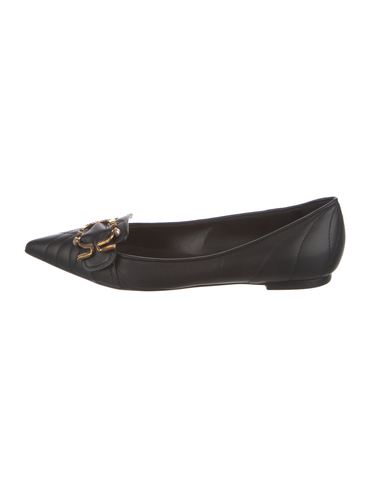 Dolce & Gabbana Leather Ballet Flats