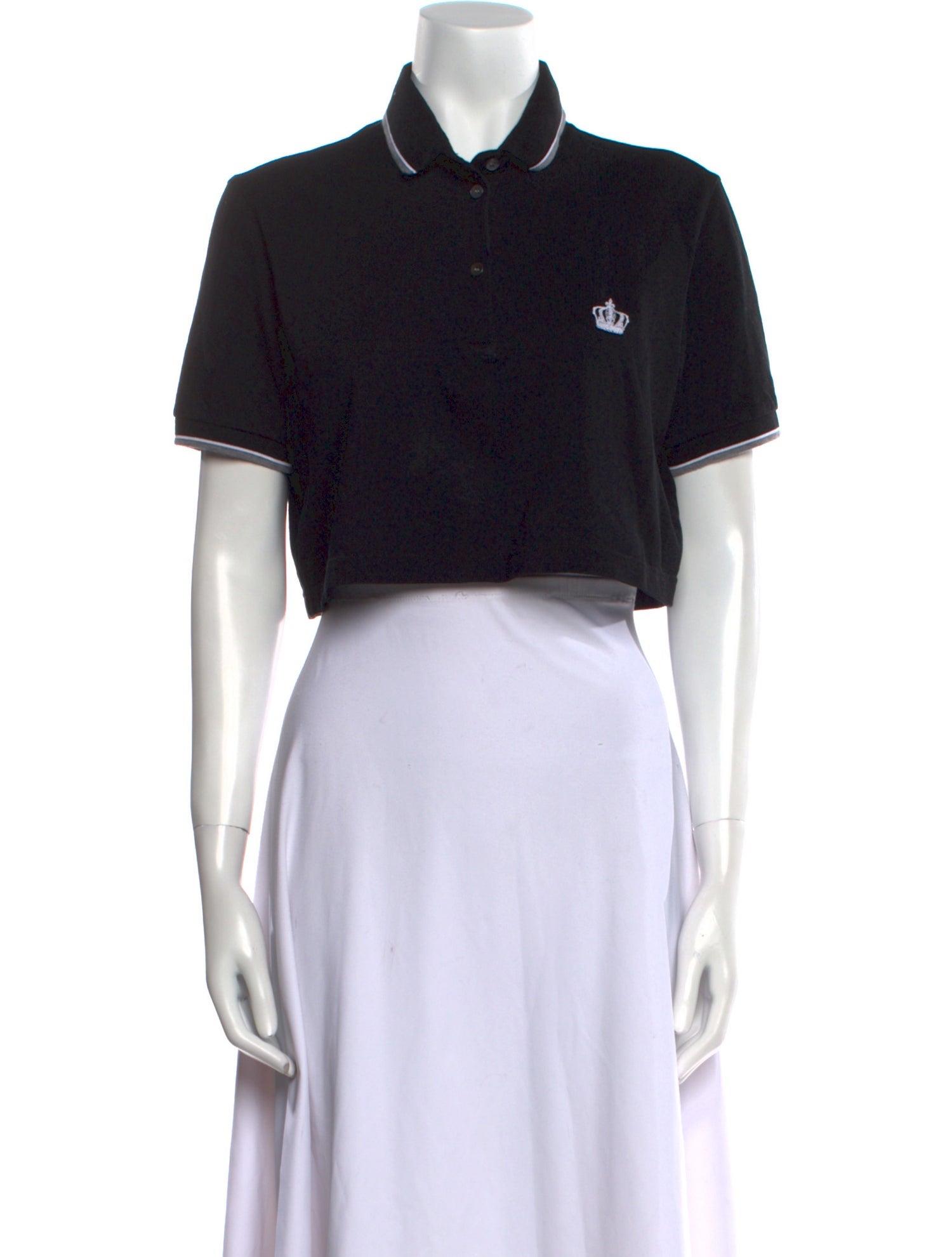 Dolce & Gabbana Short Sleeve Crop Top