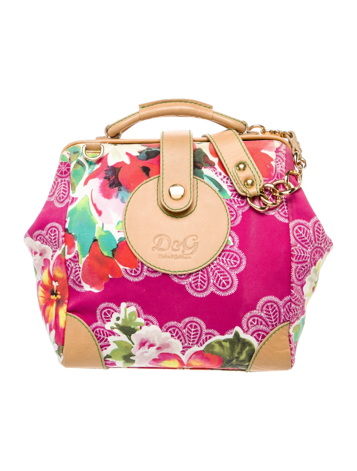 D&G Canvas Shoulder Bag Small