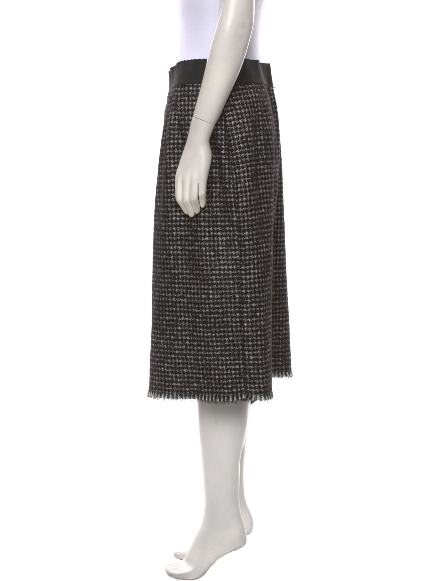 Dolce & Gabbana Tweed Pattern Knee-Length Skirt
