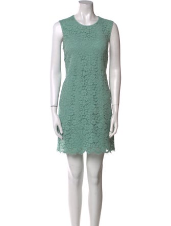 Dolce & Gabbana Lace Pattern Mini Dress