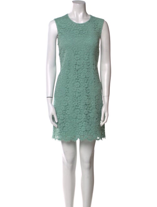 Dolce & Gabbana Lace Pattern Mini Dress