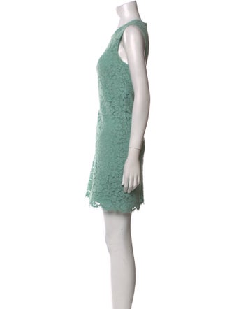 Dolce & Gabbana Lace Pattern Mini Dress