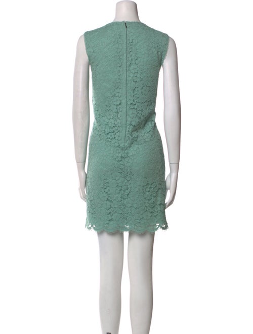 Dolce & Gabbana Lace Pattern Mini Dress