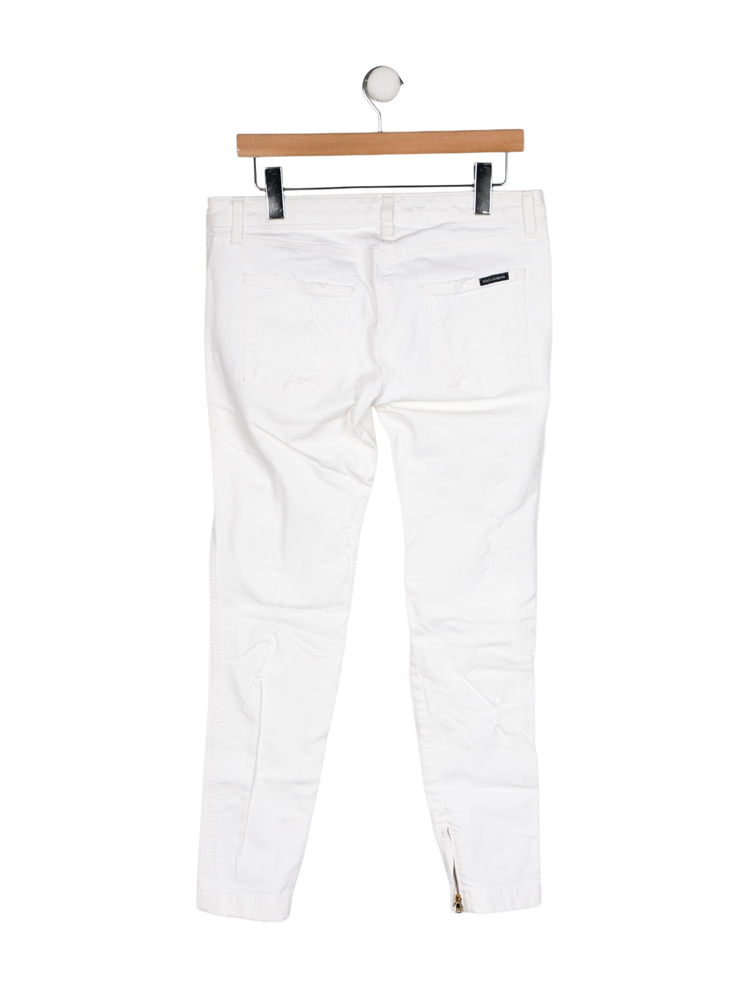 Dolce & Gabbana Low-Rise Straight Leg Jeans