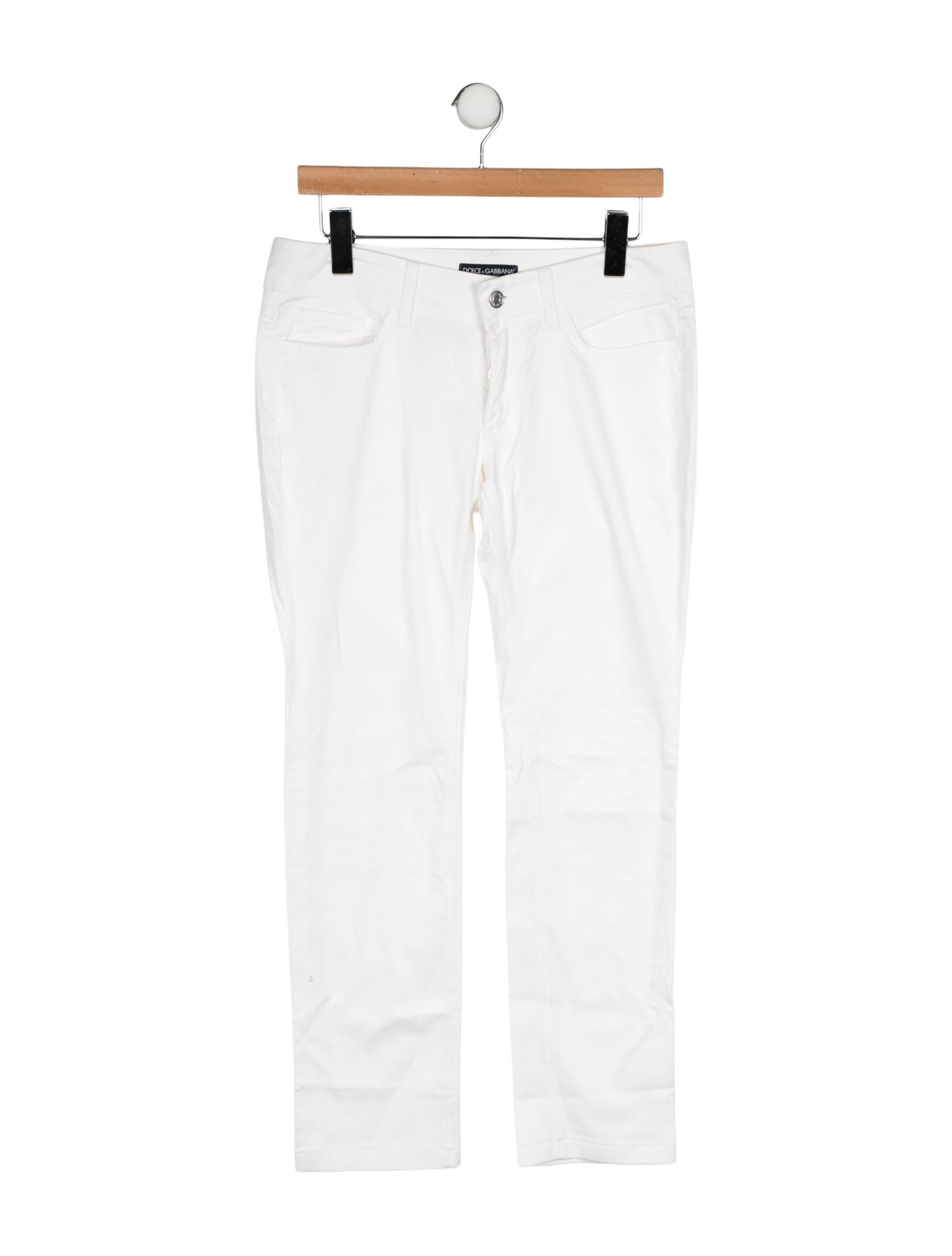 Dolce & Gabbana Low-Rise Straight Leg Jeans