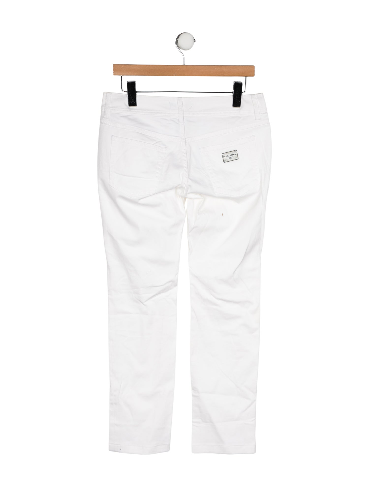 Dolce & Gabbana Low-Rise Straight Leg Jeans