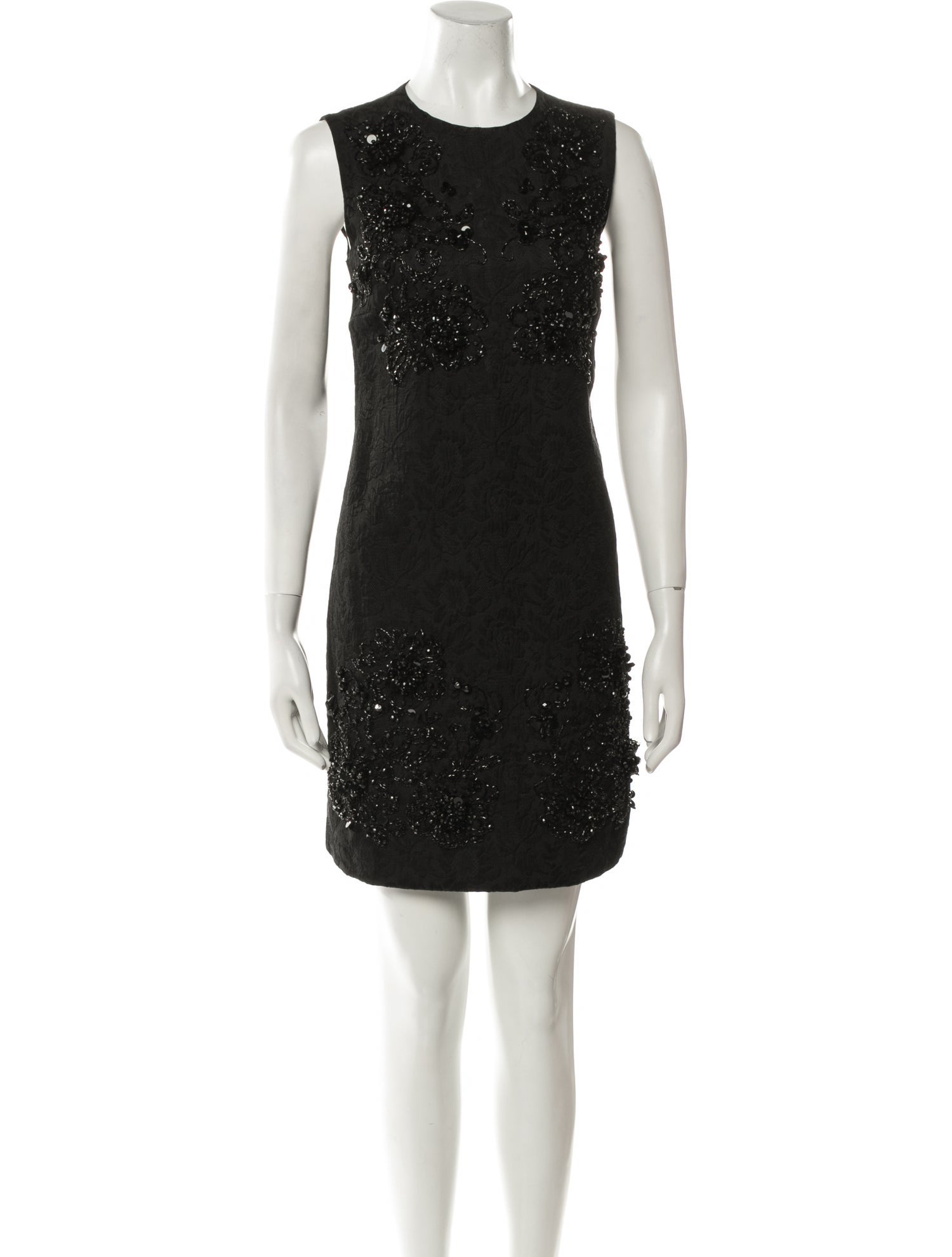 Dolce & Gabbana Crew Neck Mini Dress