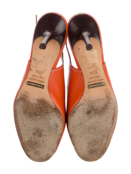Dolce & Gabbana Leather Slingback Pumps