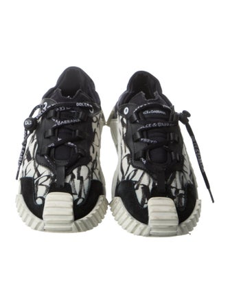 Dolce & Gabbana Boys' Pattern Printed Low Top Sneakers