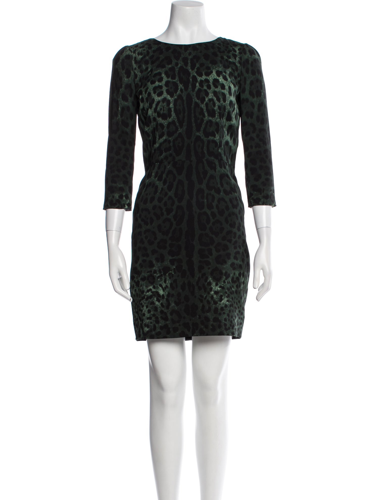 Dolce & Gabbana Animal Print Mini Dress