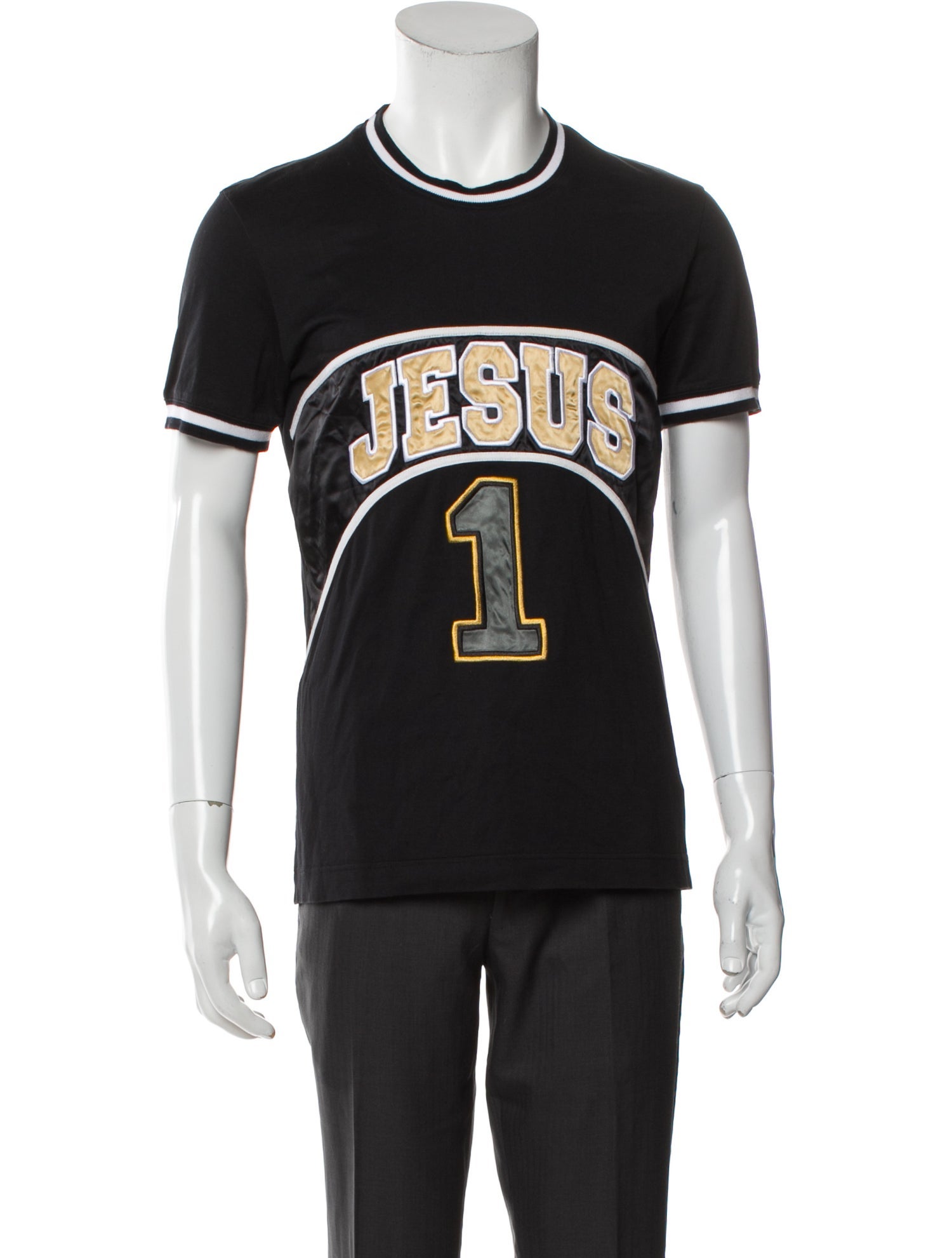 Dolce & Gabbana Graphic Print Crew Neck T-Shirt