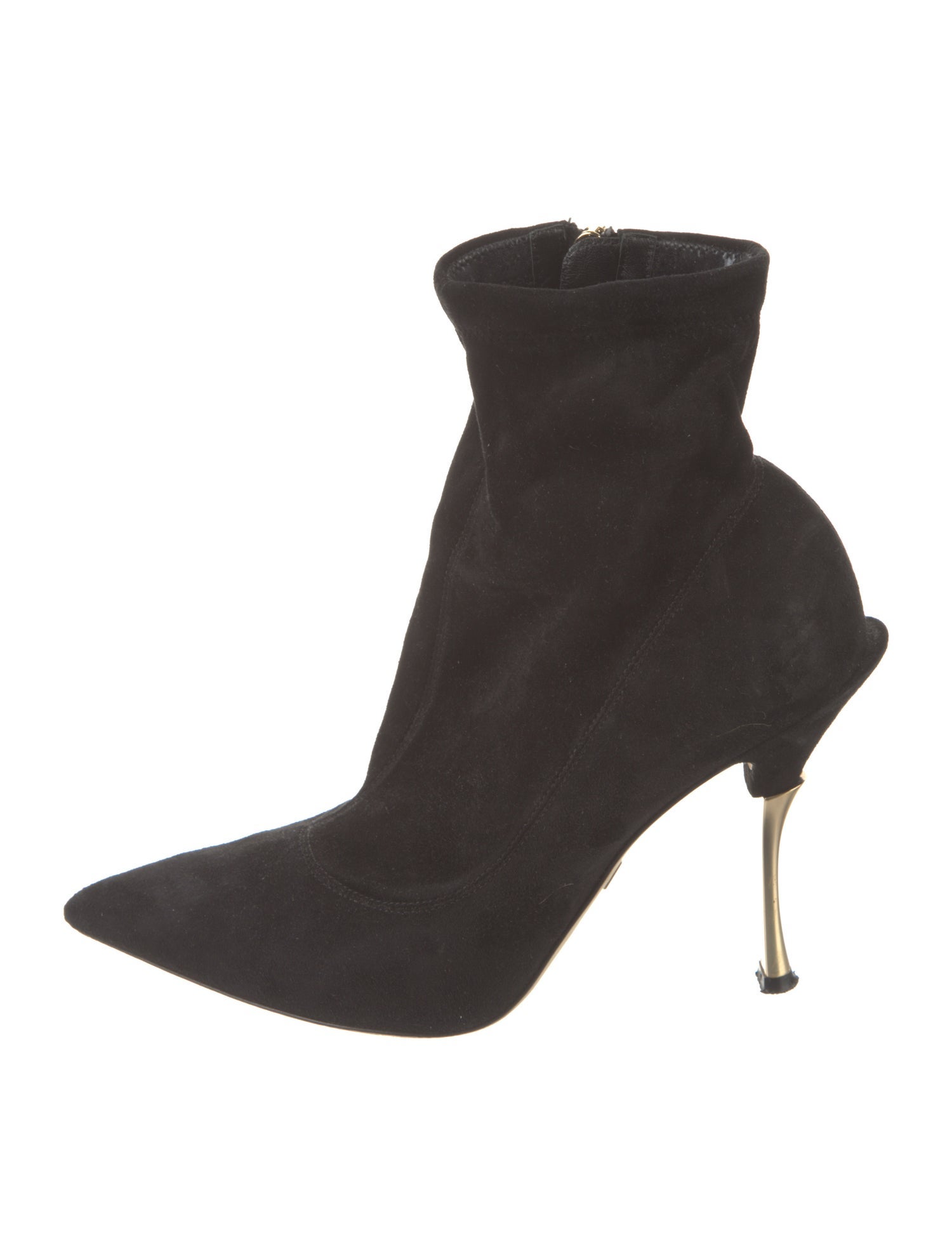 Dolce & Gabbana Suede Sock Boots