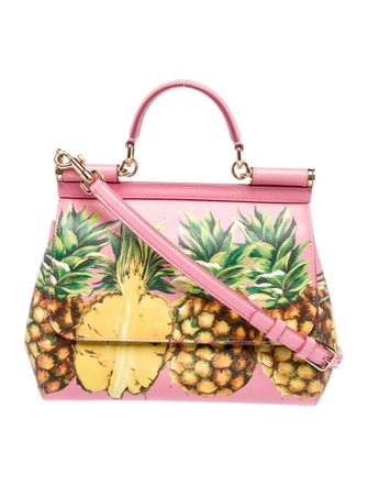 Dolce & Gabbana Leather Top Handle Bag