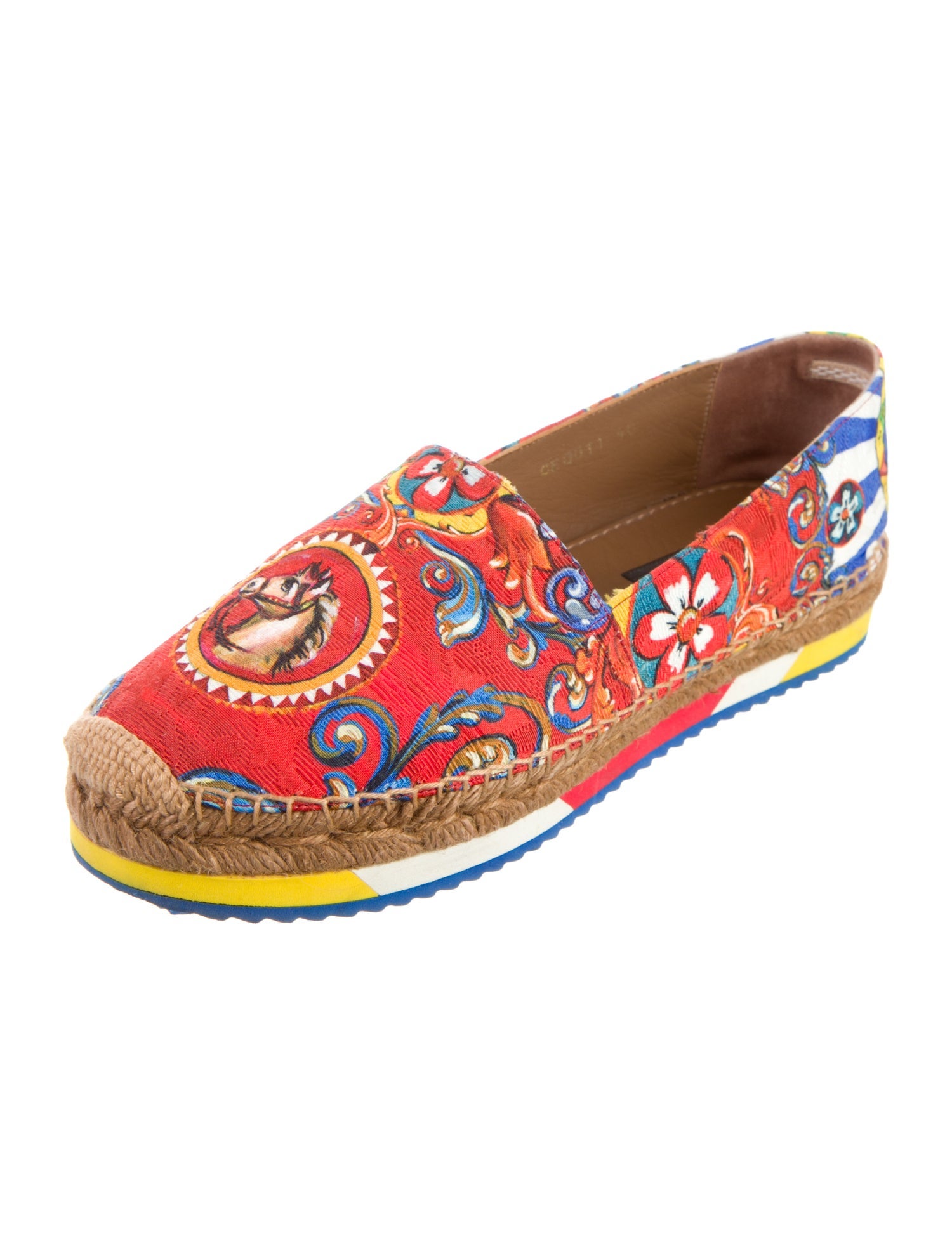 Dolce & Gabbana Canvas Printed Espadrilles
