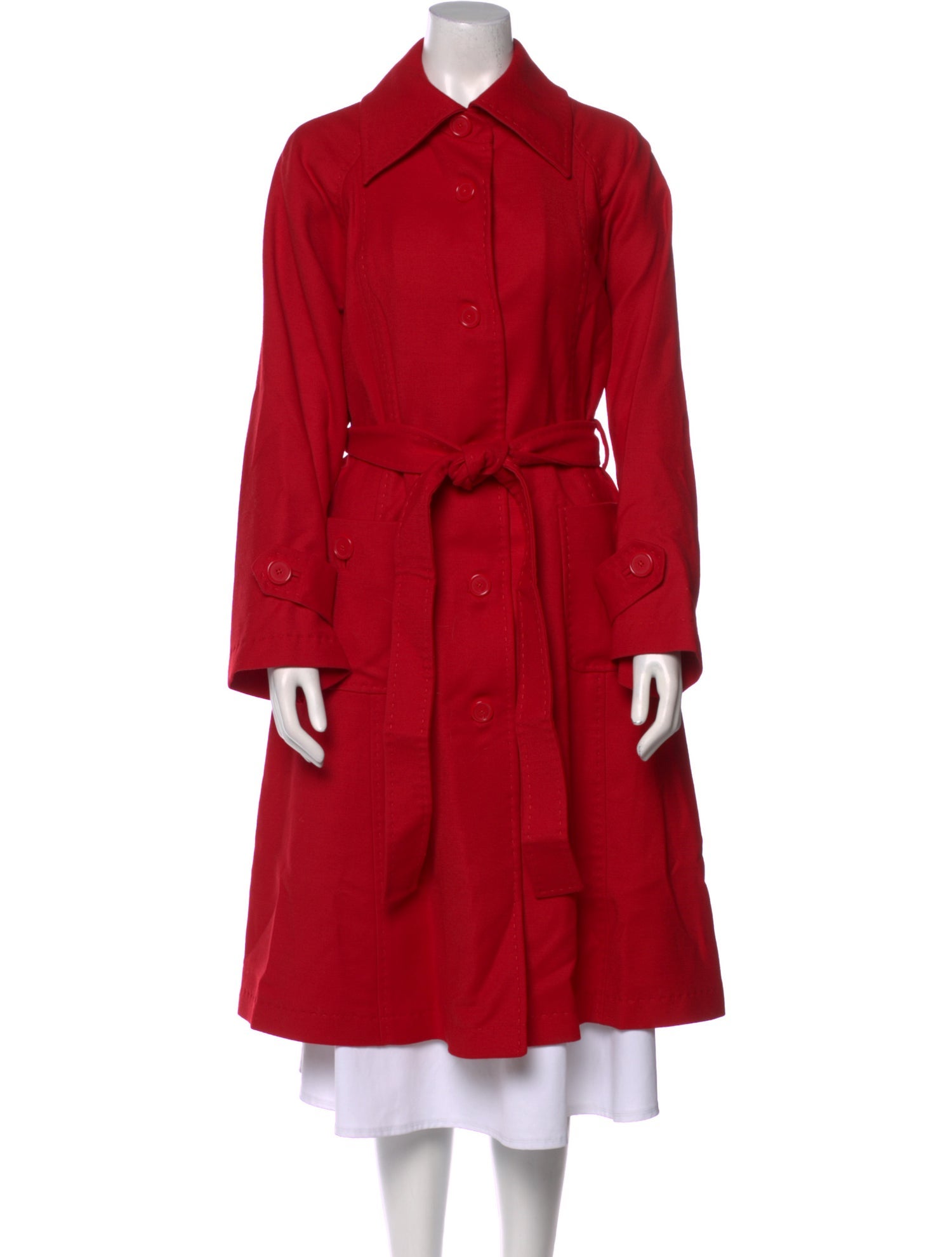 Dolce & Gabbana Wool Trench Coat