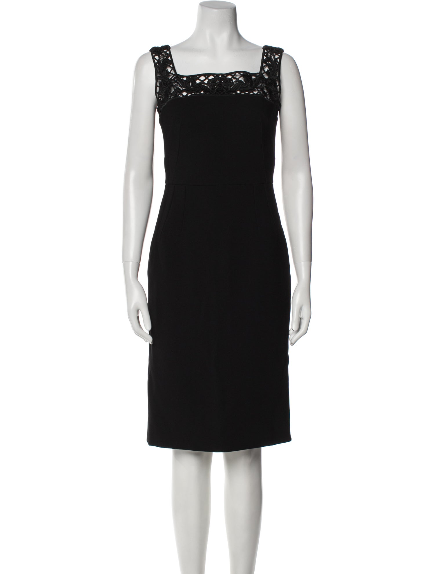 Dolce & Gabbana Square Neckline Knee-Length Dress