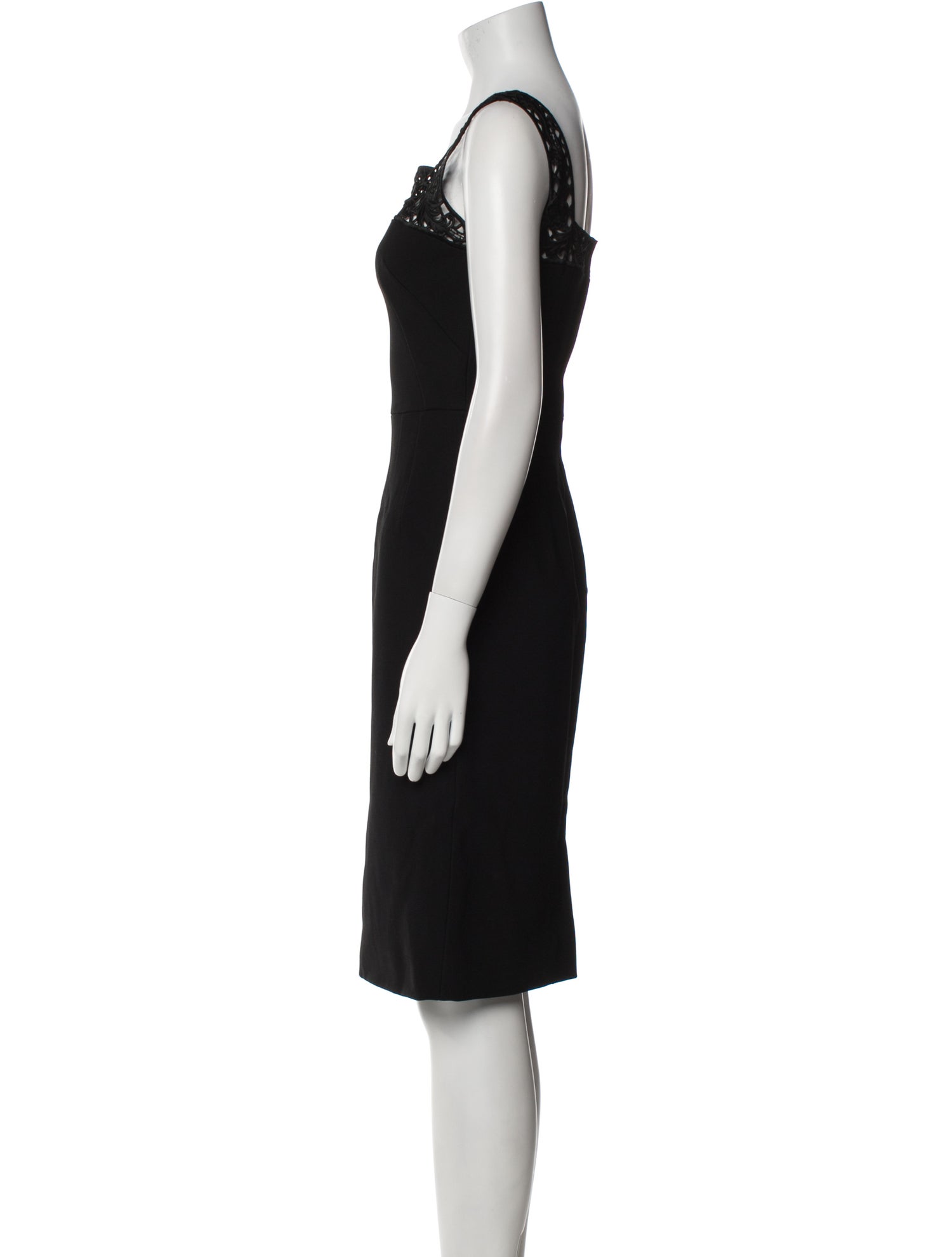 Dolce & Gabbana Square Neckline Knee-Length Dress