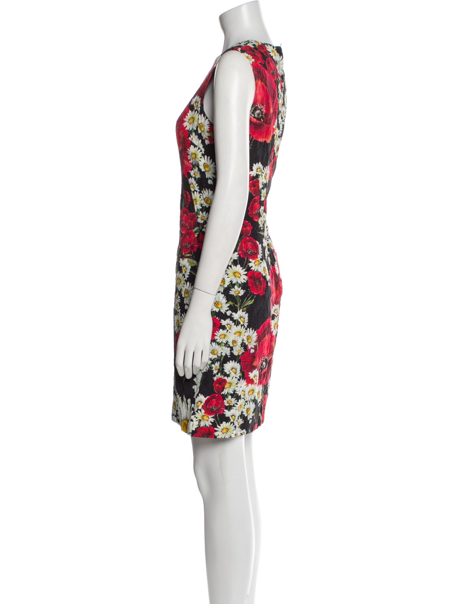 Dolce & Gabbana Floral Print Mini Dress