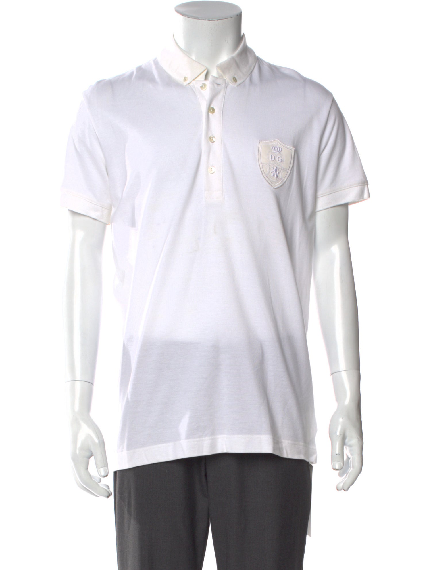 Dolce & Gabbana Collar Short Sleeve Polo Shirt