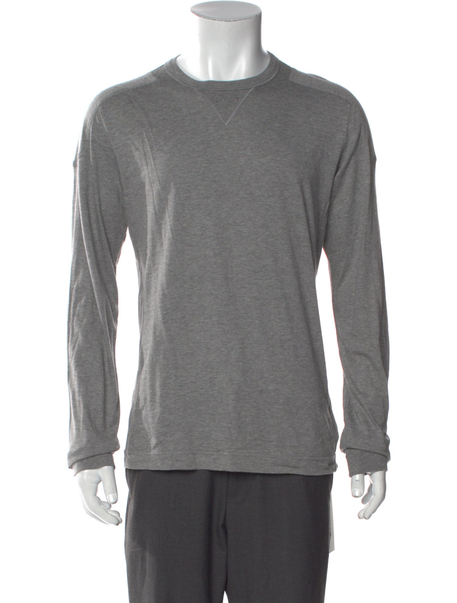 Dolce & Gabbana Crew Neck Long Sleeve T-Shirt