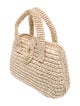 Dolce & Gabbana Raffia Top Handle Bag Small