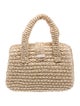 Dolce & Gabbana Raffia Top Handle Bag Small