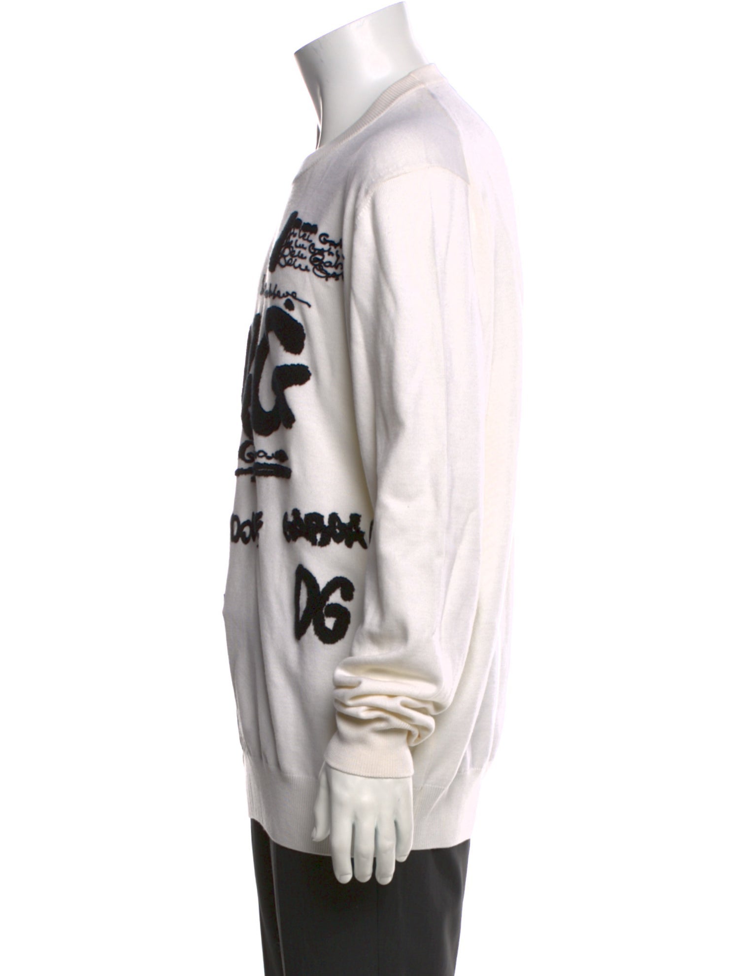 Dolce & Gabbana Virgin Wool Printed Pullover