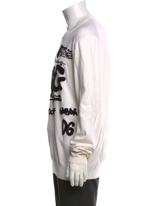 Dolce & Gabbana Virgin Wool Printed Pullover