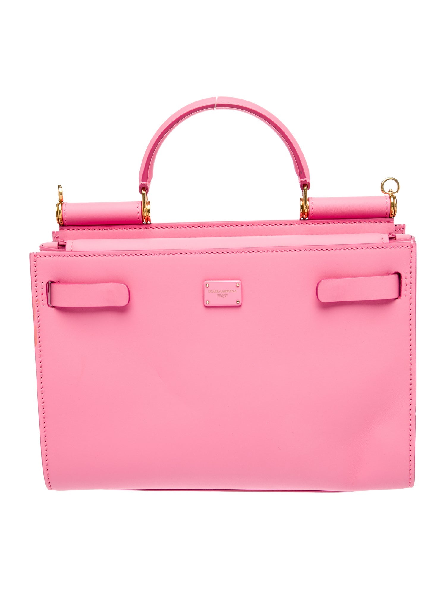 Dolce & Gabbana Leather Top Handle Bag Medium